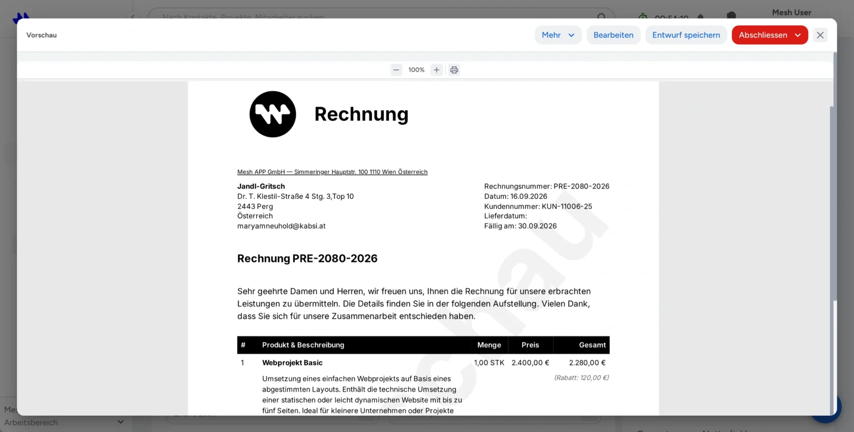 PDF prüfen — mit deinem Briefkopf